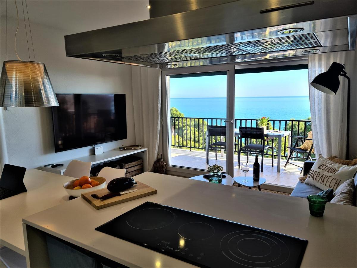 Ático de diseño sobre la Cala de las Sirenas!! Miami Platja  Exterior foto