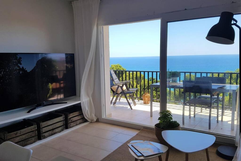 Ático de diseño sobre la Cala de las Sirenas!! Miami Platja  Exterior foto